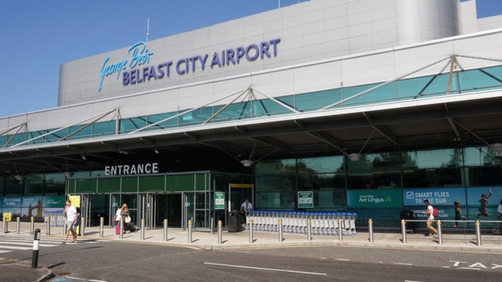 Belfast City Airport – Passengers subject to the new quarantine measures have to pay for a managed isolation package before making any other travel arrangements. Photograph: iStock
