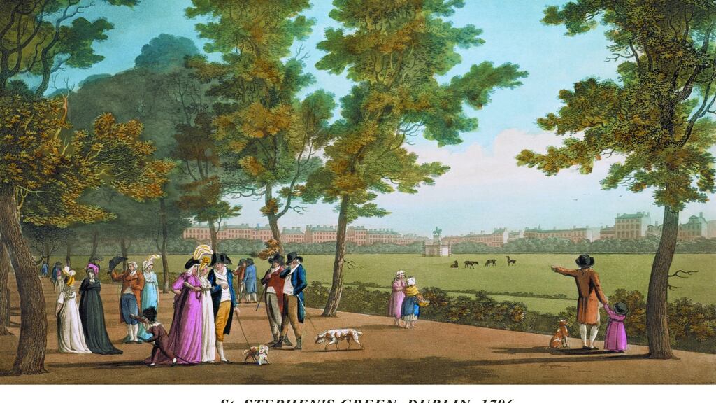 St Stephen’s Green, Dublin, 1796. Photograph: Buyenlarge/Getty Images