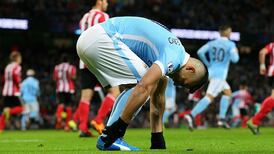 Sergio Aguero returns to training ahead of Arsenal trip