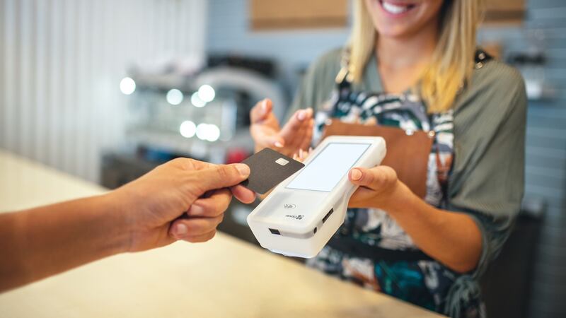 Contactless payment devices are more in demand than ever. Photograph: Getty