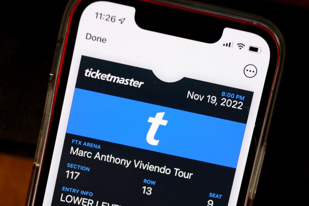 Ticketmaster has been the subject of a cyber attack. Photograph: Getty
