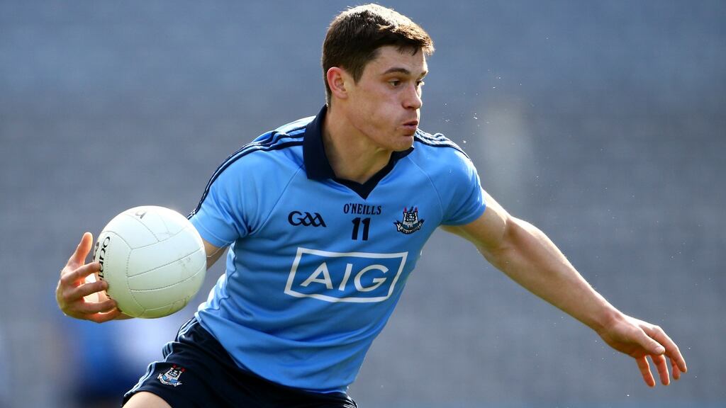 Dublin’s Diarmuid Connolly has been named in the Irish squad despite being club tied for the preparations so far. Photograph: Cathal Noonan/Inpho.