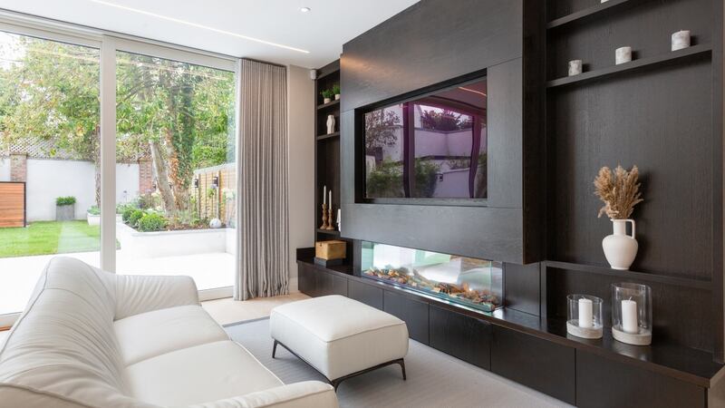 Living area opening to garden