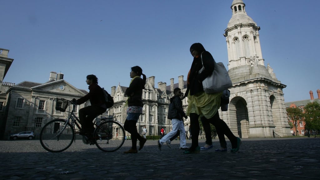 Study finds Trinity students have the highest average earnings within a few years of graduation. Photograph: Alan Betson