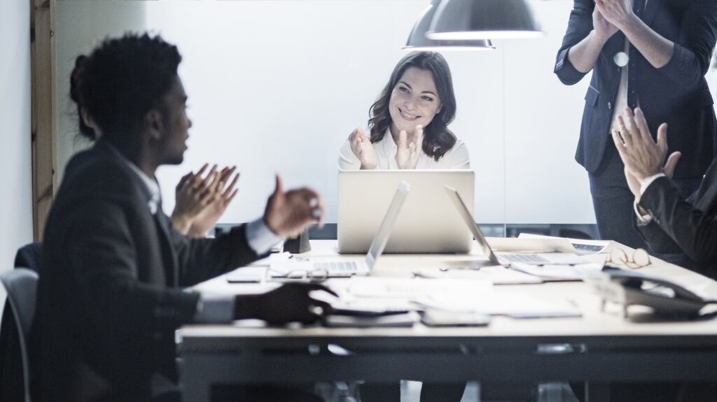 Employees are happiest when they have strong managers who recognise and reward talent. Photograph: iStock