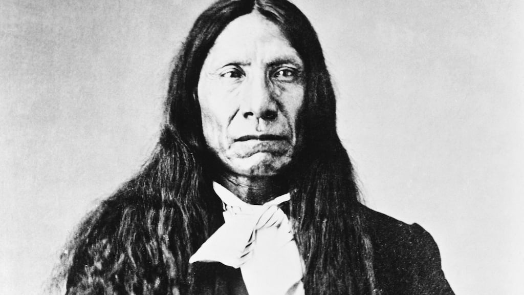 Years later, Red Cloud (above) at least recanted some his criticisms, recalling McGillycuddy as a “young man with an old man’s head”, who had been proved right in many things. Image: Getty Images