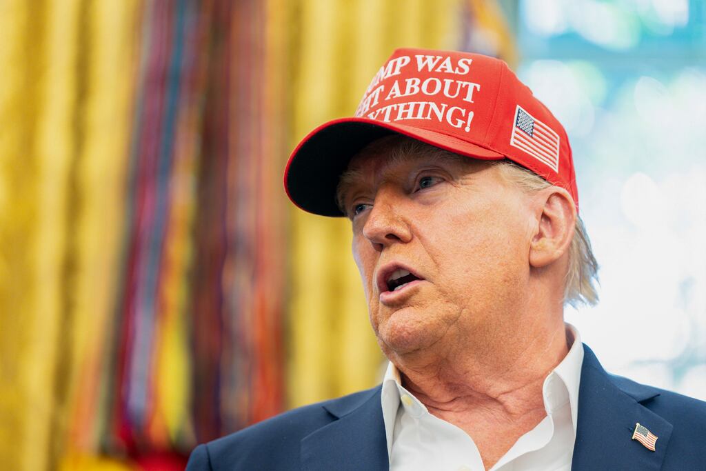 US president Donald Trump: could his administration soon limit companies’ choice around tech and cloud vendors to curtail cyber security risks? Photograph: Tierney Cross/New York Times