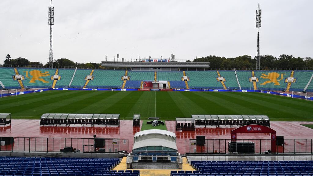 Vasil Levski National Stadium in Sofia: Ireland are due to play Bulgaria there on September 3rd. Photograph: Getty Images