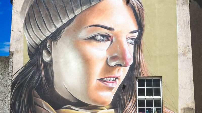 Smug, a portrait by Waterford visual artist and Waterford Walls curator Louise Flynn