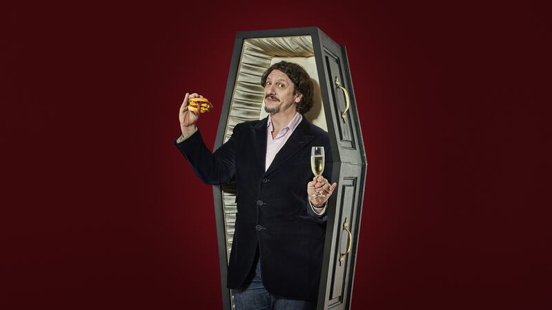 Jay Rayner will perform his My Last Supper show at the O’Reilly Theatre on February 23rd. Photograph: Levon Biss