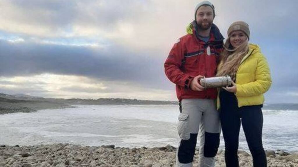 Conor McClory and Sophie Curran. Photograph: Conor McClory