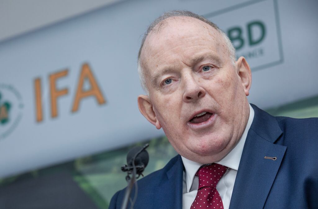 IFA President Francie Gorman said the protest would show solidarity with farmers in continental Europe. Photograph: Finbarr O'Rourke