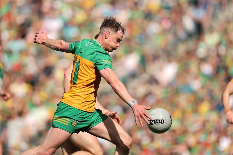 Donegal's Ciarán Thompson has a habit of coming up with big moments when the team needs him most. Photograph: Bryan Keane/Inpho