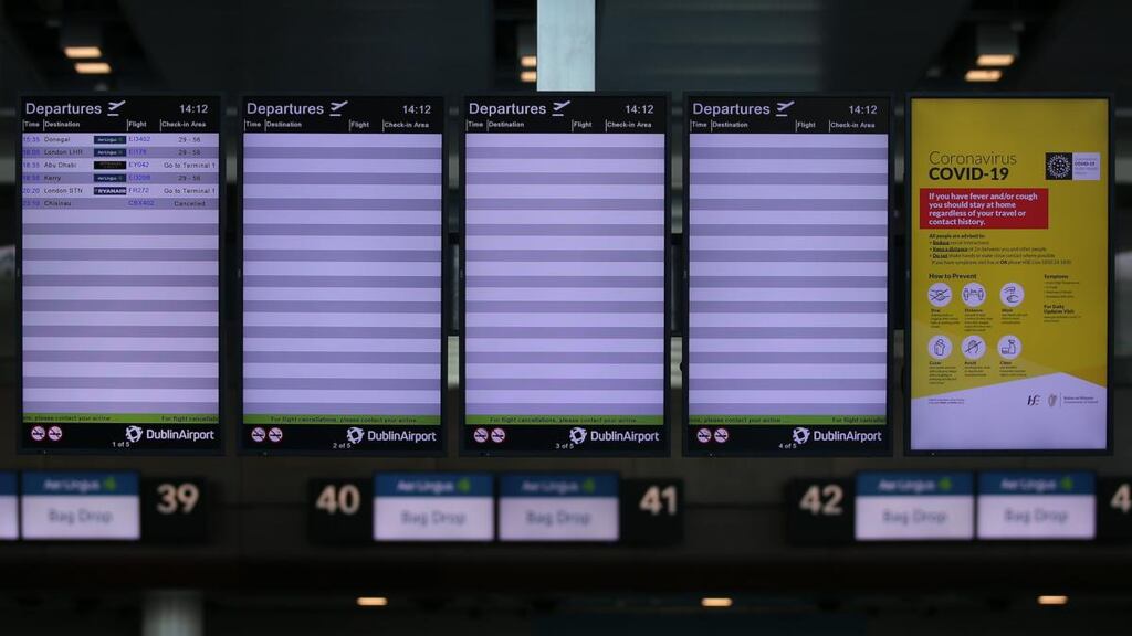 Leaving passengers with nowhere to go?: Ryanair and Aer Lingus say they are fully compliant with EU refund rules for cancelled flights. Photograph: Nick Bradshaw