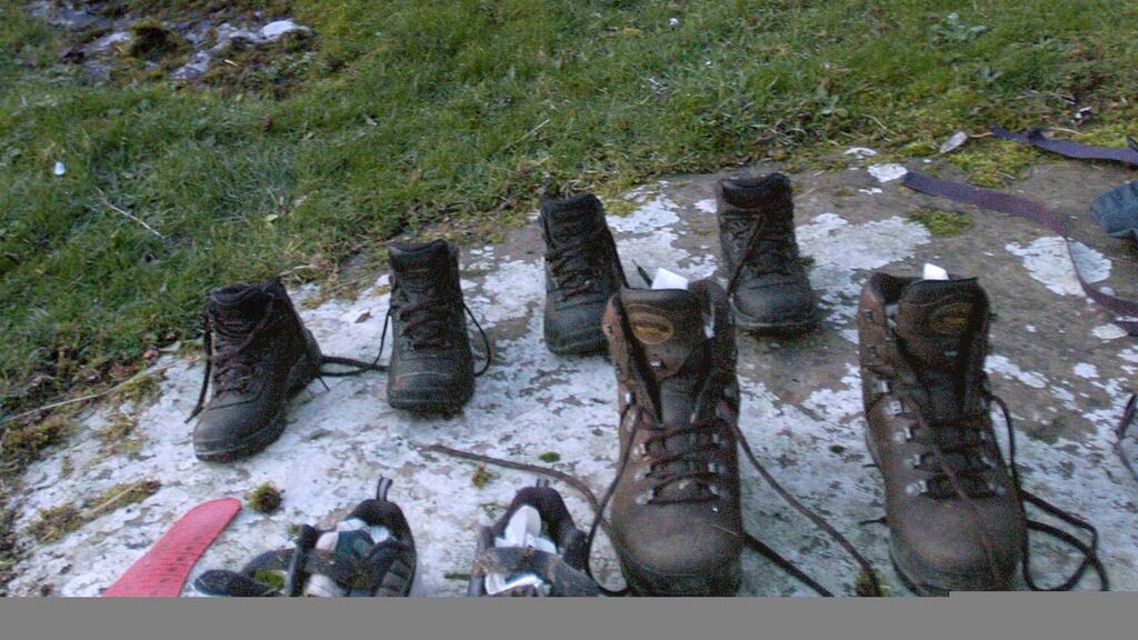 People who had never sauntered further than the distance from the front door to their awaiting automotive vehicle were donning long-neglected boots. Photograph: Don MacMonagle
