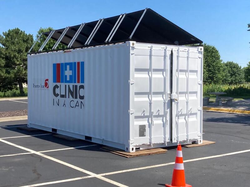 One4Humanity has delivered 15 'clinics in a can' to frontline areas of Ukraine