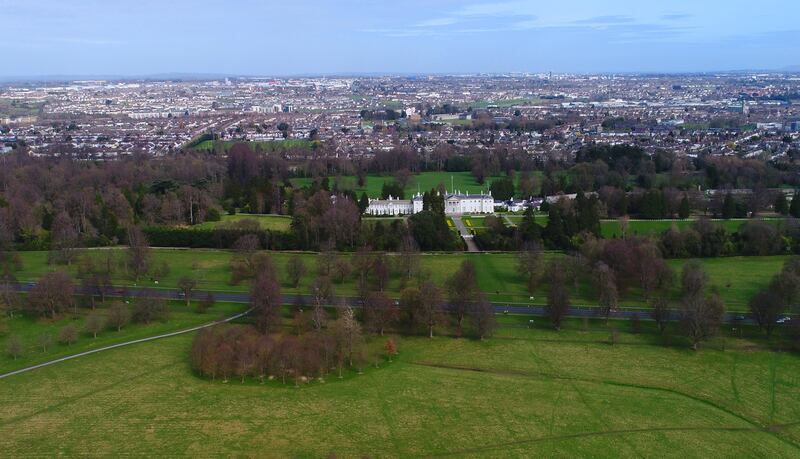 Áras an Uachtaráin in Phoenix Park, Dublin.