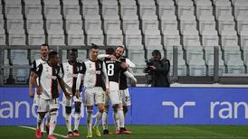 Ramsey scores as Juventus beat Inter in empty stadium