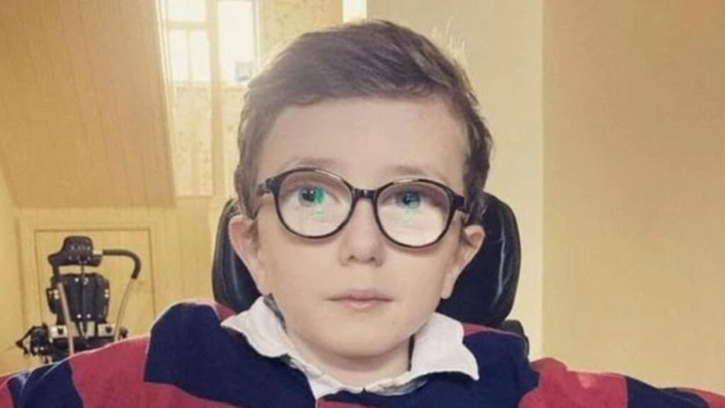 Family handout photo of Adam Terry (10) from Whitechurch, Co Cork