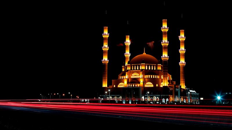 The Hala Sultan mosque in Haspolat, along the highway between north Nicosia and the port of Famagusta, Cyprus. Photograph: Matthieu Clavel/AFP/Getty Images