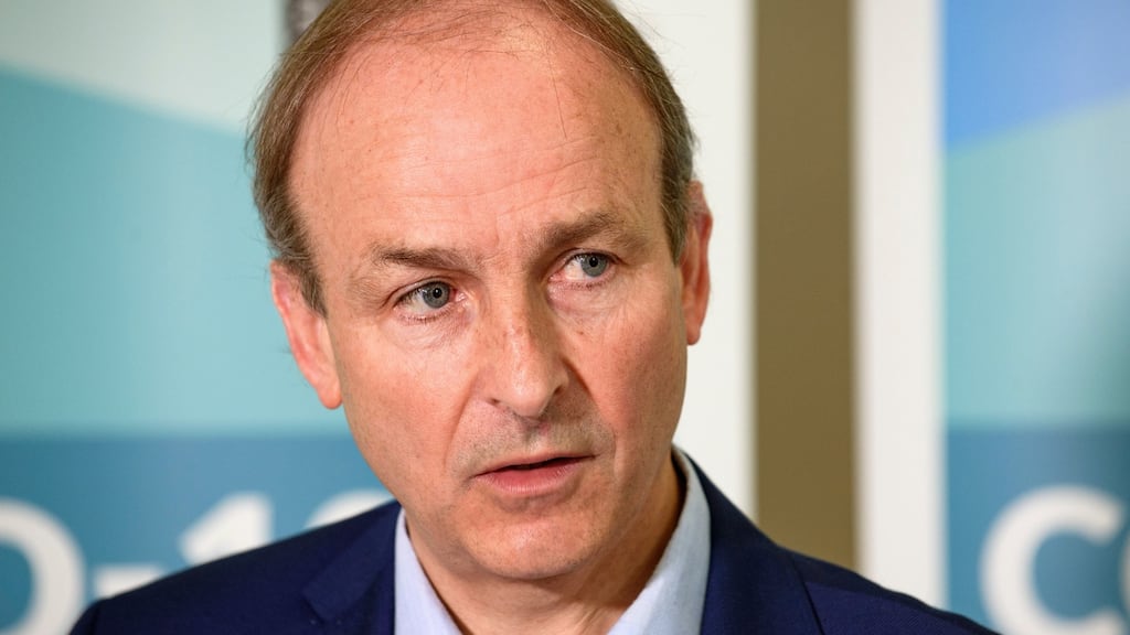 Taoiseach Micheál Martin said politicians ‘every day of the week write to planning authorities. They are entitled to make observations. That’s a fact’. Photograph: Daragh Mc Sweeney/Provision