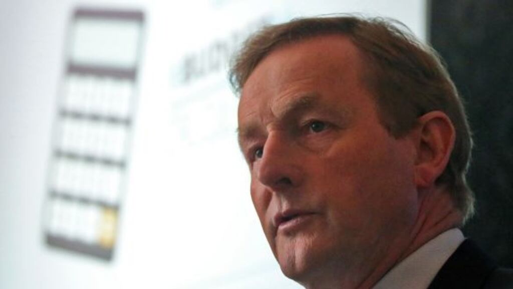 Taoiseach Enda Kenny was positive on the prospect of a deal in the North after meeting Mr Cameron, saying he was “hopeful” of a resolution. Photograph: The Irish Times
