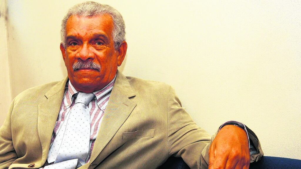 Poet Derek Walcott: expansive universe revolved around the tiny island of St Lucia. Photograph:Vittorio Zunino Celotto/Getty Images