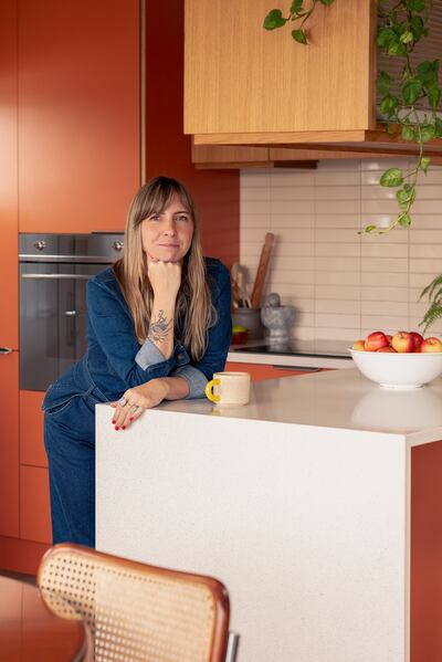 Interior designer Cathy Angelini. Photograph: Lynda Kenny/Visual Feasts