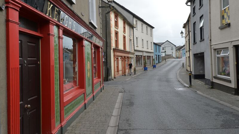 Main Street, Callan: The Big Chapel X will be performed on the streets and buildings of the town. Photograph: Alan Betson