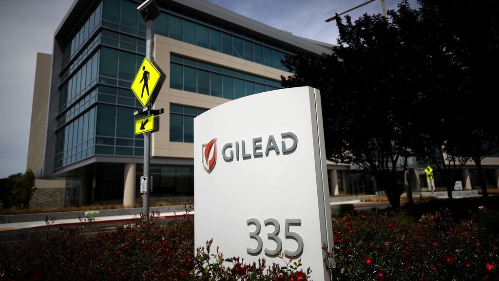 Gilead Sciences headquarters in California. The company’s Irish unit made a loss last year. Photograph: Justin Sullivan/Getty Images
