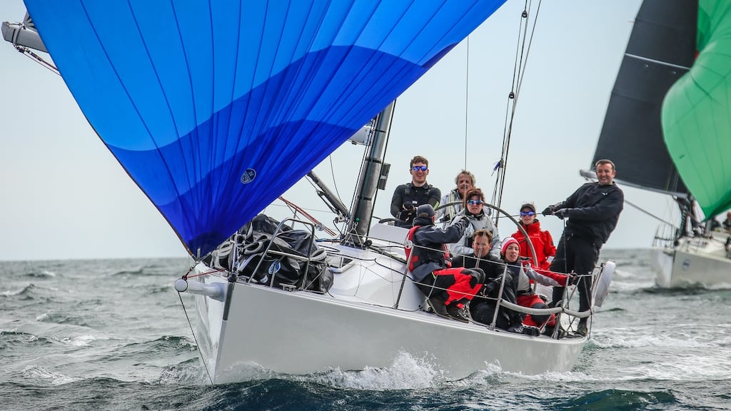 Andrew Craig’s J109 Chimaera from Dublin Bay: claimed the overall overall Scottish Series victory as Irish boats dominated.