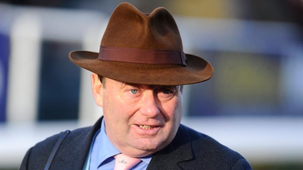 Nicky Henderson: has his first runner, Une Artiste, at Thurles.