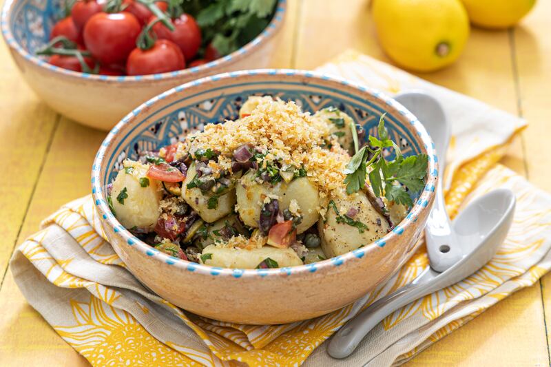 New potatoes Nicoise