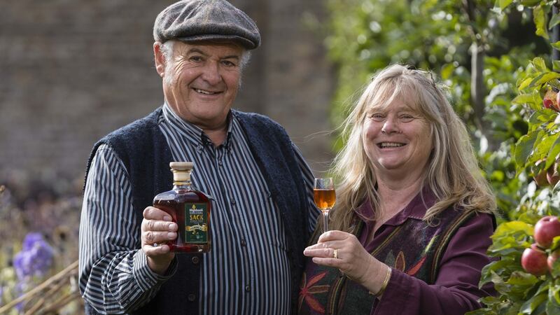 Award winners Rod and Julie Calder-Potts of Kilkenny-based Highbank Organic Orchards & Distillery