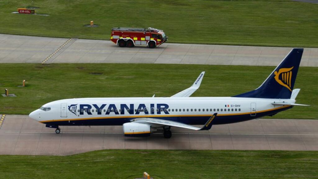 Ryanair, in line with the  travel and leisure space generealy, had a remarkable day, finishing up nearly 4 per cent. Photographer: Paul Thomas/Bloomberg