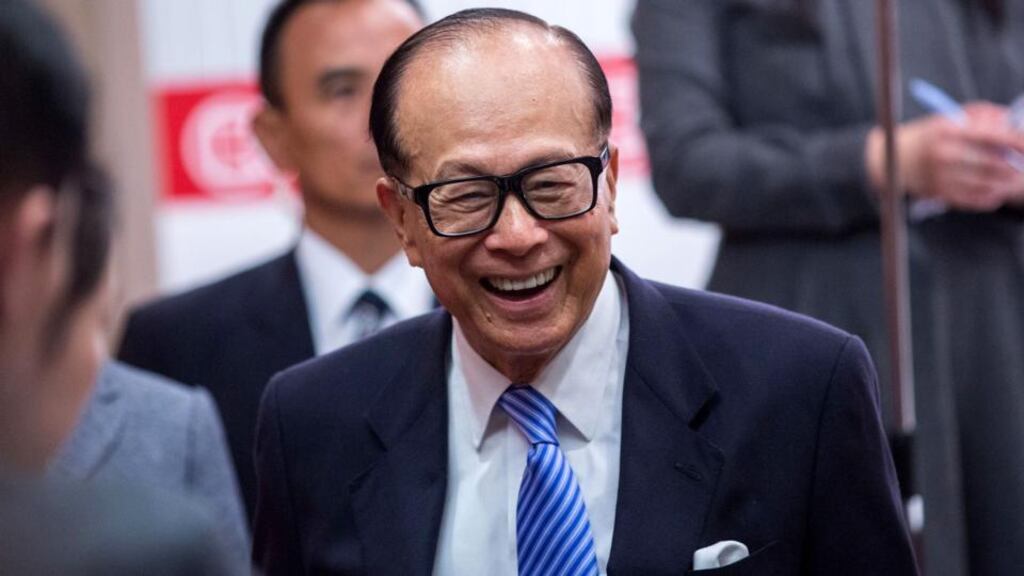 Billionaire Li Ka-shing: his focus is moving towards developed markets such as Europe. Photograph: Lam Yik Fei/Bloomberg