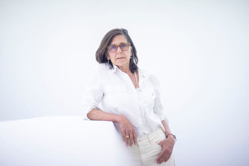 Dorothy Cross pictured at the Kerlin Gallery, Anne’s Lane, Dublin. Photograph: Tom Honan