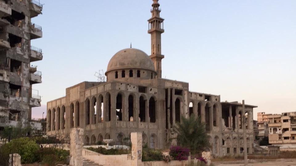 A mosque in al-Waer, Homs. Photograph: Michael Jansen