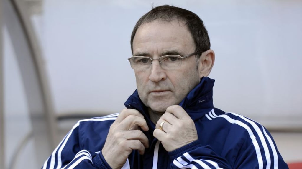 Stepping out in front of the Republic of Ireland crowd as manager would represent a circular journey for Martin O’Neill Photograph: Owen Humphreys/PA Wire.