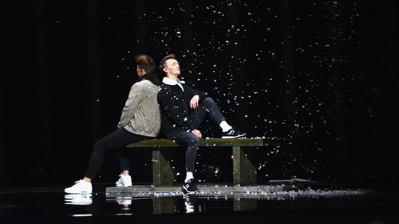 Ryan O’Shaughnessy: ‘We’ll look back on this in 10 or 15 years and say, wasn’t that crazy that that was even a thing, two guys dancing on a stage?’ Photograph: Pedro Gomes/Getty Images