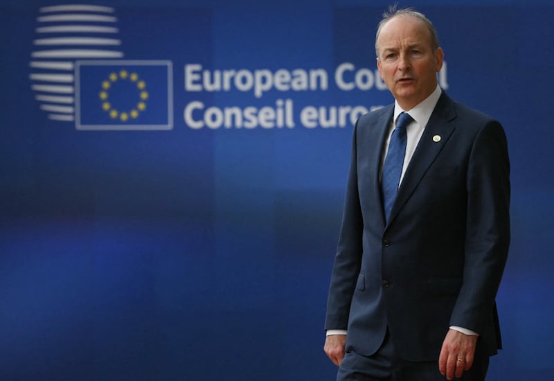 Taoiseach Micheál Martin will host the breakfast on the morning of a summit meeting that includes the Nordic and Baltic states, plus Poland. Photograph: Nicolas Tucat/ AFP via Getty Images
