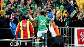 Wellington belongs to Ireland as travelling support revels in history