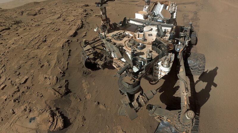 A selfie of sorts: ‘Curiosity’, the Mars Science Laboratory, on the surface of Mars