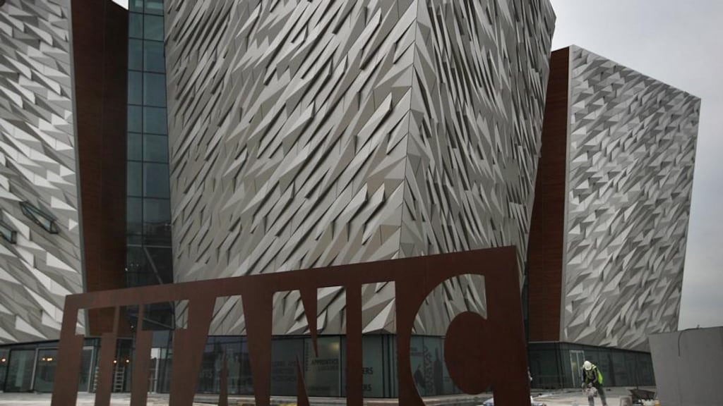 The Titanic Quarter in Belfast: one of the ambitions for the city’s bike scheme is to create a stronger network between Belfast’s traditional city centre business district and new emerging business areas such as Titanic Quarter. Photograph: Peter Macdiarmid/Getty Images