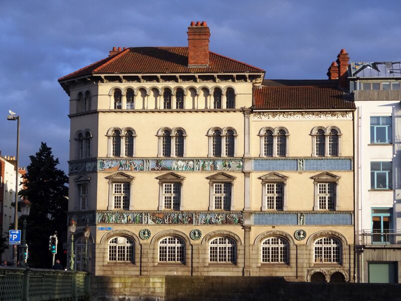 Clean slate: Sunlight Chambers on Essex Quay, Dublin, features glazed panels depicting the history of hygiene. Once despised, the building is now much admired