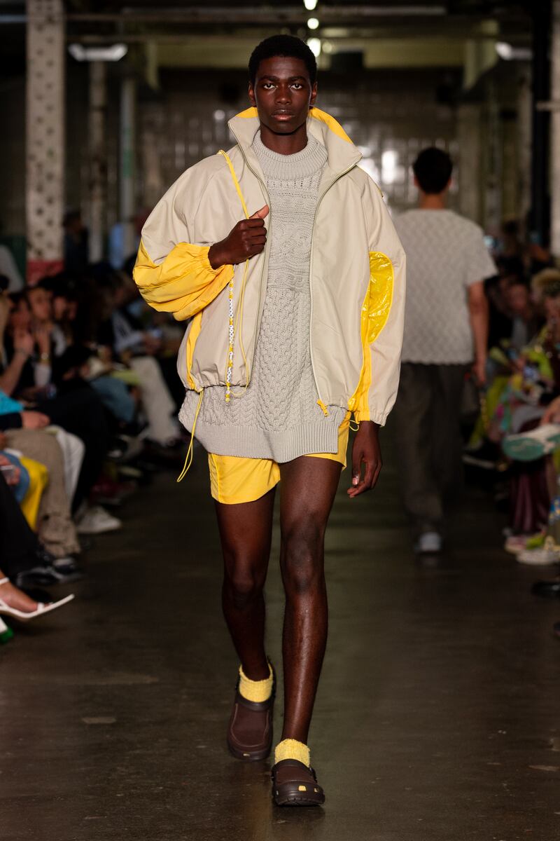 London Fashion Week June 2022 - Robyn Lynch presents her Spring Summer 2023 designs. Photograph: Chris Yates/ Chris Yates Media
