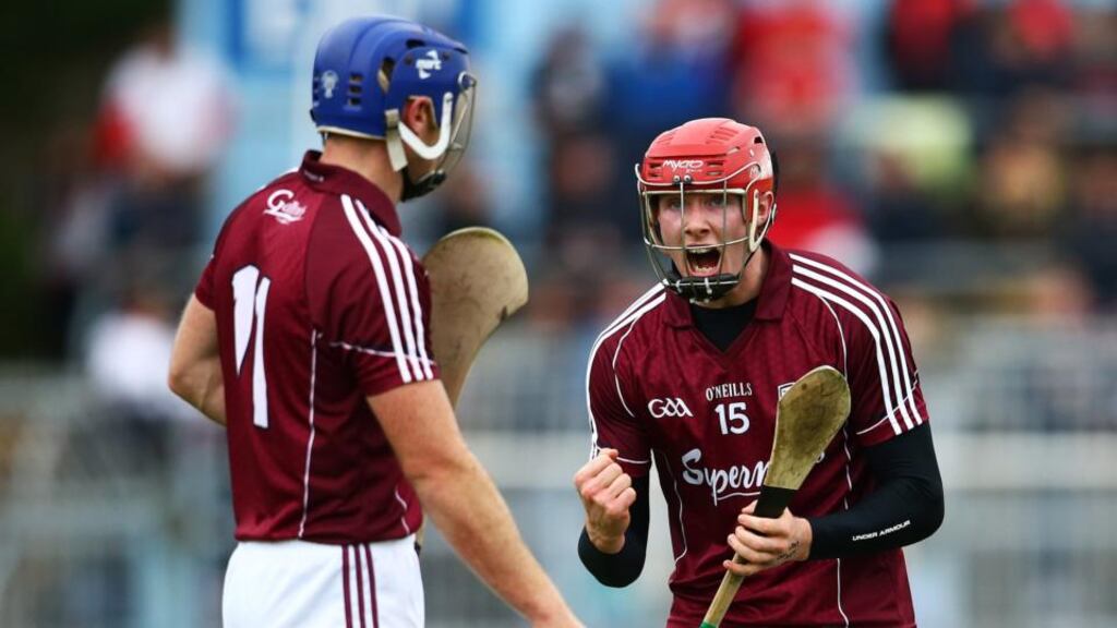 Galway’s Cathal Mannion has enjoyed an impressive championship campaign to date, scoring a total of 3-15 from play. Photograph: Cathal Noonan/Inpho