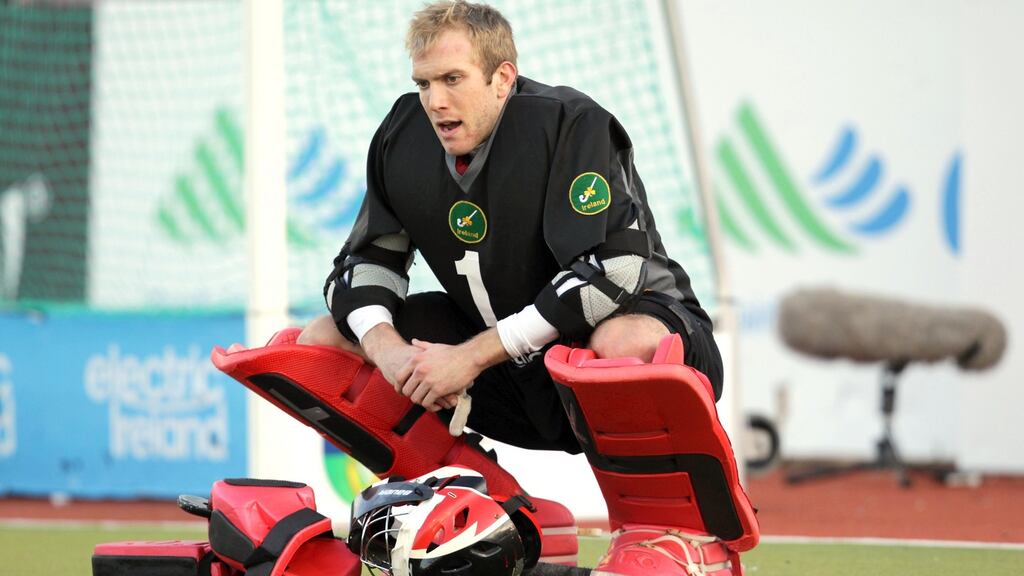 David Harte: the Ireland goalkeeper is currently rated the world’s number one. Photograph: Donall Farmer/Inpho