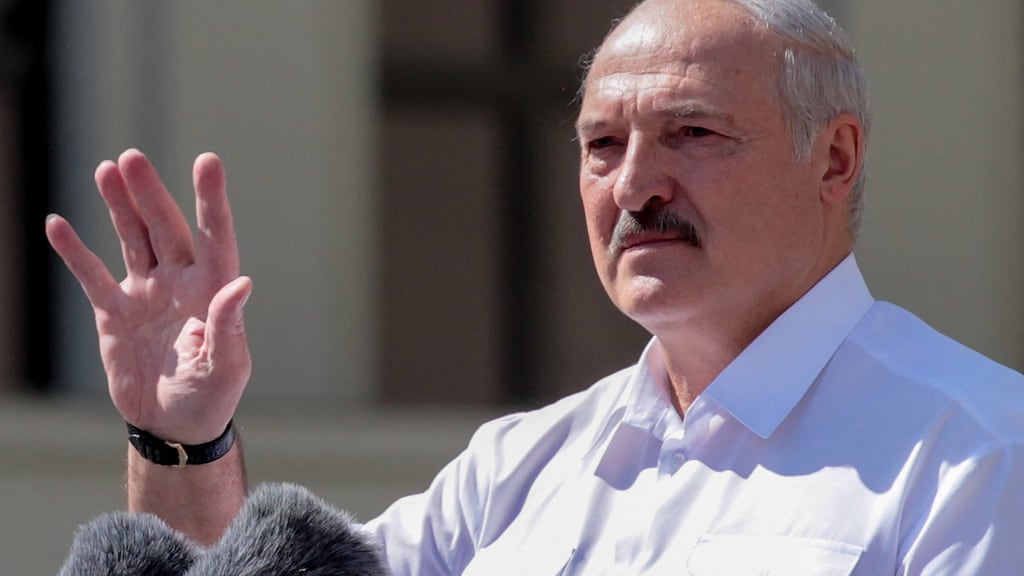 Belarusian president Alexander Lukashenko: Due to meet Russian counterpart Vladimir Putin on Friday. Photograph: Siarhei Leskiec/AFP via Getty Images