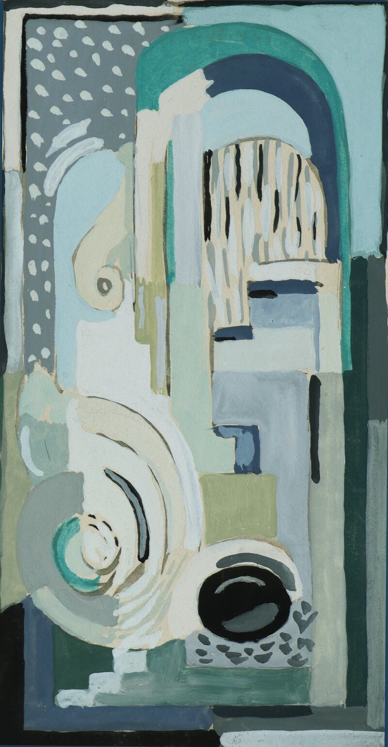 Mainie Jellett's Abstract Composition (Blue) has a light looseness that reveals the playfulness that underlies her more rigorously polished works